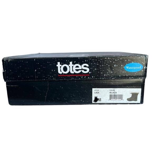 💎✨CLEARANCE SALE✨💎NIB TOTES LISA Black Women's BOOTS size 6 - Picture 8 of 8